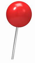 Image result for Button Pins Clear Red