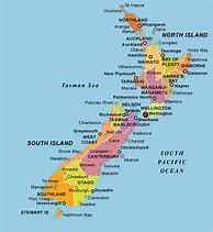 Image result for New Zealand Cities Map