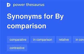 Image result for Comparison Words