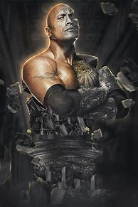 Image result for WWE The Rock Artwork