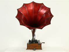 Image result for Edison Record Player with Morning Glory Horn