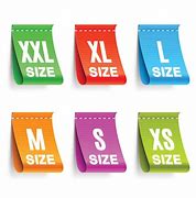 Image result for Small/Medium Large XL Clip Art