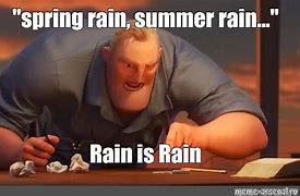 Image result for Spring Rain Meme