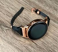 Image result for Galaxy Watch 4 Balck Band Pink Gold