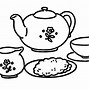 Image result for Chocolate Tea Black and White Clip Art