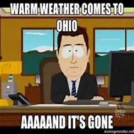 Image result for Cleveland Weather Meme