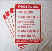 Image result for Old School Pool Rules