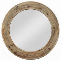 Image result for Rustic Round Mirror