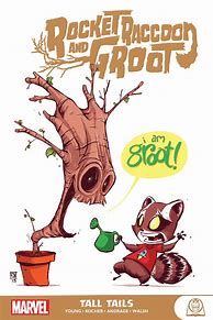 Image result for Rocket and Groot Comic Book