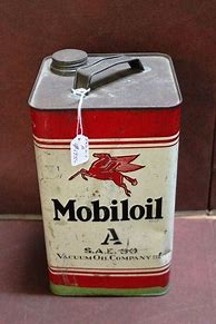 Image result for Mobile Oil Cans