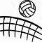 Image result for Volleyball Net Drawing