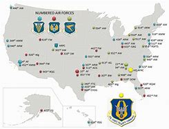 Image result for Us Air Force Base Locations Map