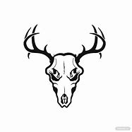 Image result for Deer Skull Vector