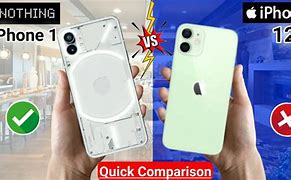 Image result for Nothing Phone +1 Back vs iPhone 12 Pro