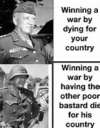 Image result for Rommel and Patton Meme