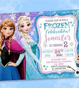 Image result for Elsa and Anna Invitations