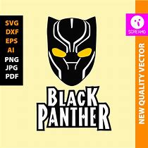 Image result for Black Panther SVG for Cricut