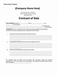 Image result for Sales Agreement Letter Sample
