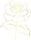 Image result for Gold Rose Silhouette Clip Art PNG