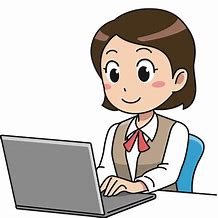 Image result for Student with Laptop Cartoon