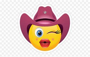 Image result for Emoji with Cowgirl Hat
