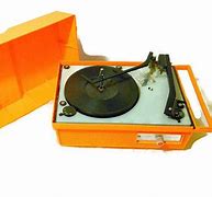 Image result for Portable Record Player and Radio Vintage