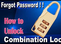Image result for Unlocking a Combination Lock How to Visual Guide
