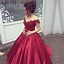 Image result for Wine Red and Champagne Gold Gown
