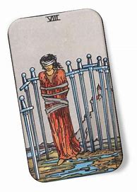 Image result for Eight of Swords Rider-Waite