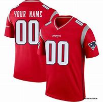 Image result for Patriots Custom Jersey Red Youth