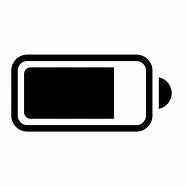 Image result for Low Battery Black