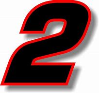 Image result for Number 2 Racing Font