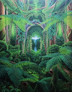 Nature World Painting by Ern Marti - Pixels