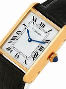 Image result for Gold Cartier Tank Watch