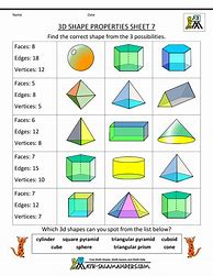 Image result for 3rd Grade Geometry Worksheets Free