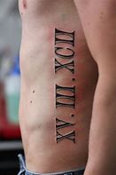 Image result for Roman Numeral 17 Tattoo