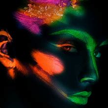 Image result for Glow in the Dark Glitter Paint On Face