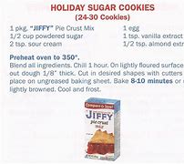 Image result for Jiffy Sugar Cookie Mix