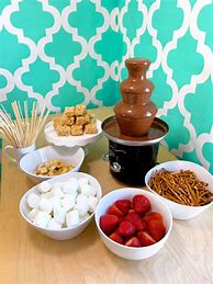 Image result for Chocolate Fountain Ideas for Party