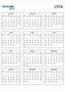 Image result for 1976 Annual Calendar