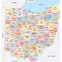 Image result for Ohio Map with Pins in Cities