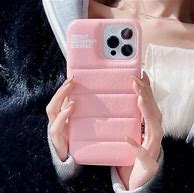 Image result for Pink Puffer iPhone Case