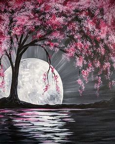 Moonlit Cherry Blossom Tree - Sat, May 30 10PM at St. Matthews