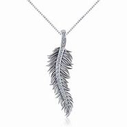 Image result for Gold Feather Pendant