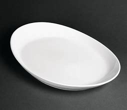 Image result for White Oval Dinner Plates