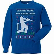 Image result for Driving Home for Christmas Cricket Jumper