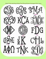 Image result for Free Monogram Fonts Initials Letters