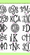 Image result for Free Fancy Monogram Letters