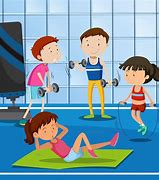 Image result for Fitness Day Clip Art