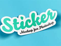 Image result for Sticker Mockup